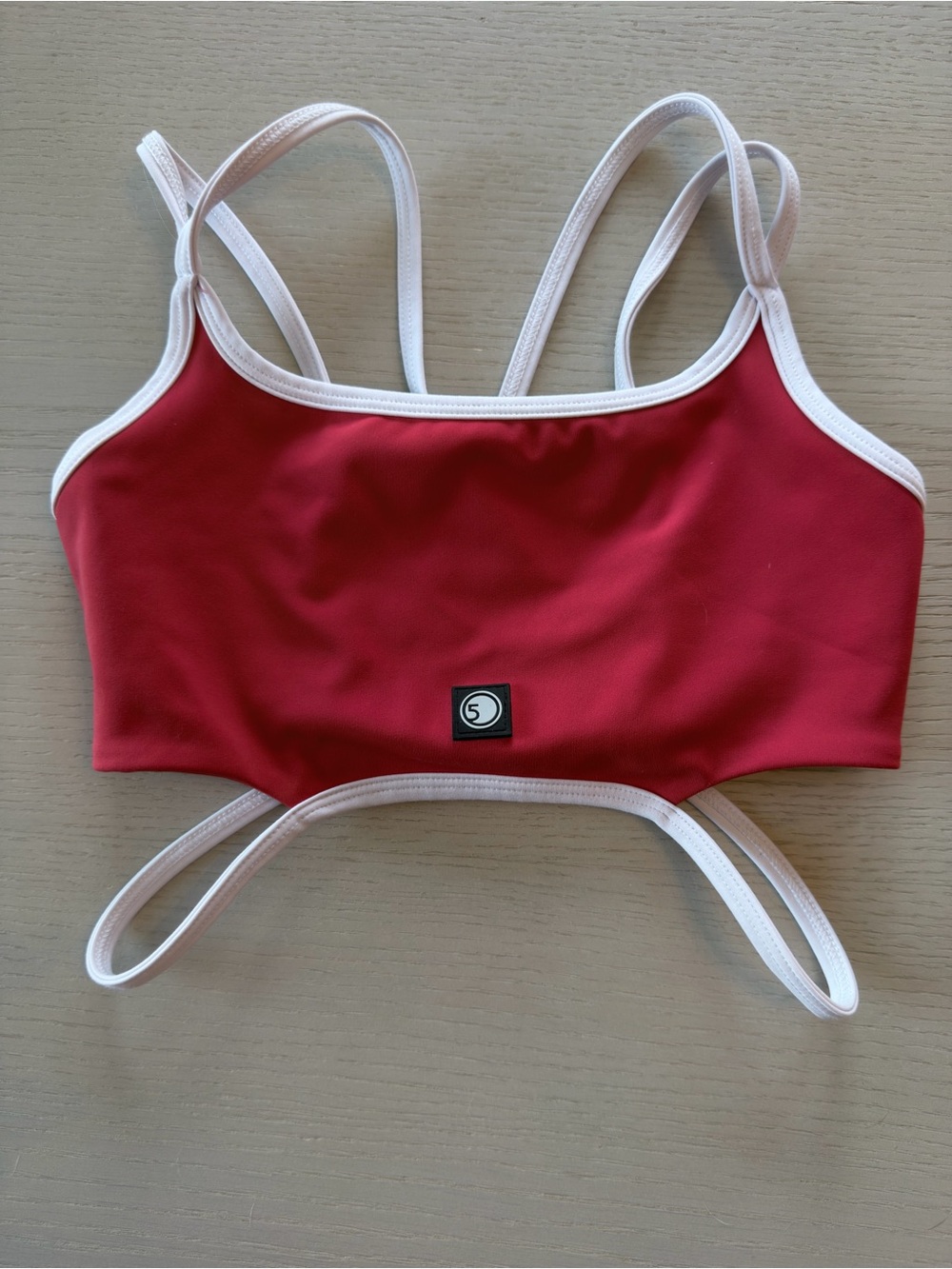 Five Dancewear - Savvy Bra - Red/White- CXL